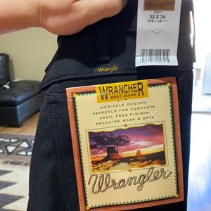 Black Wrangler Men 32x 34 Regular Fit